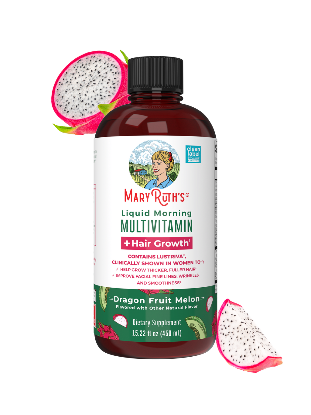 Multivitamínico Líquido Matutino + Crecimiento Capilar - MaryRuth Organics