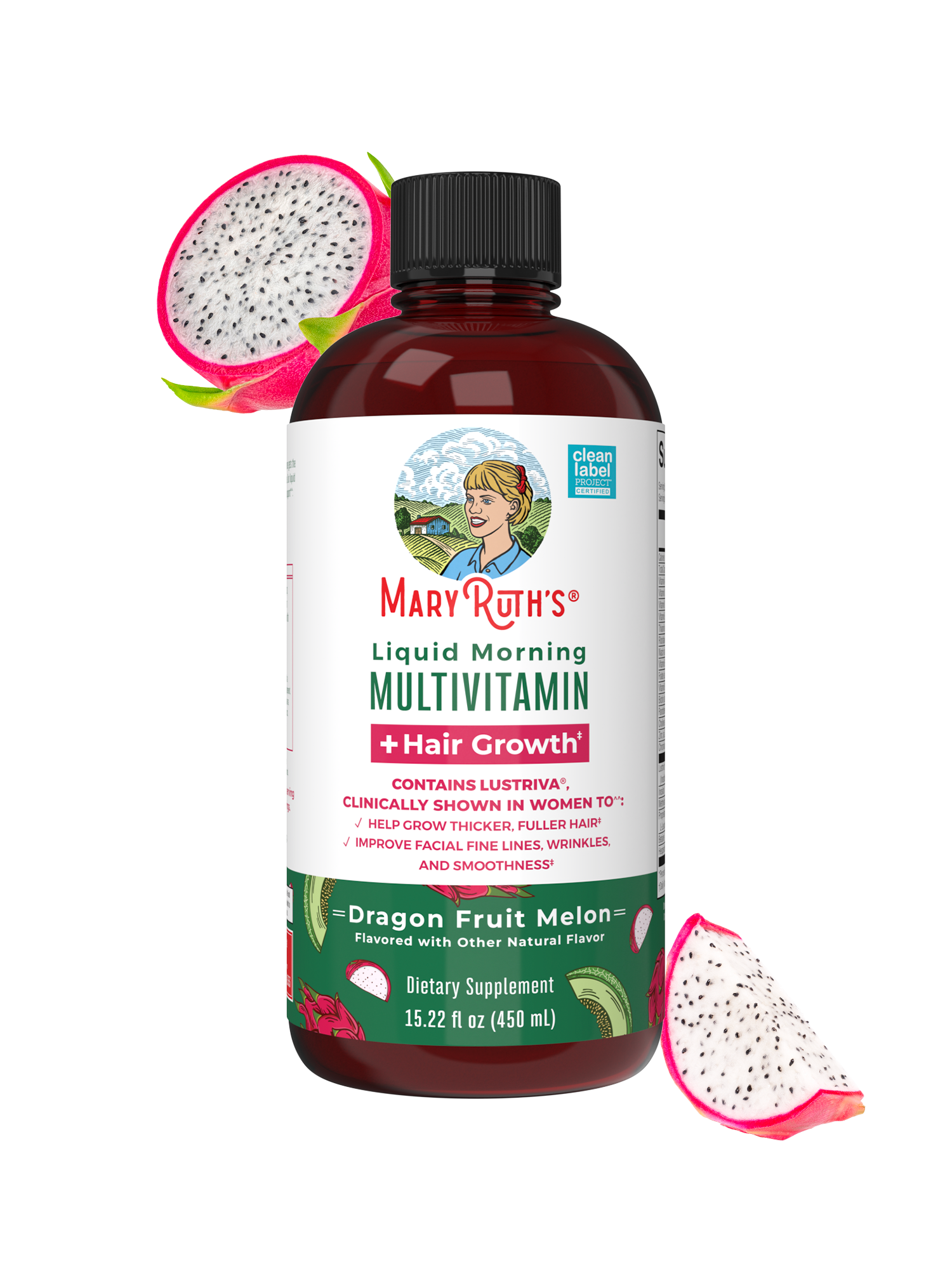 Multivitamínico Líquido Matutino + Crecimiento Capilar - MaryRuth Organics