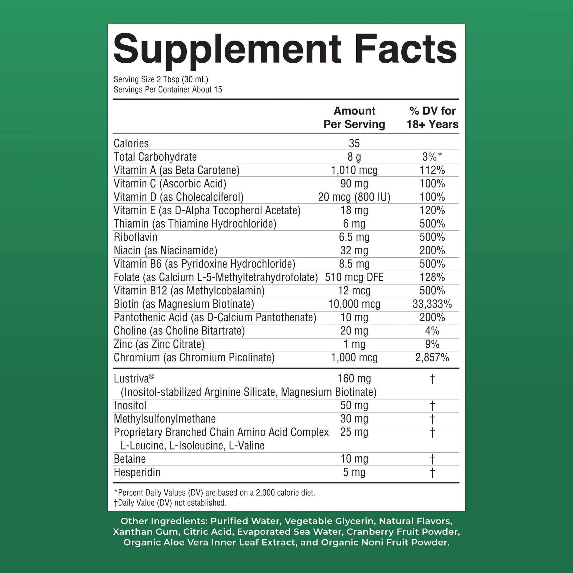Multivitamínico Líquido Matutino + Crecimiento Capilar - MaryRuth Organics