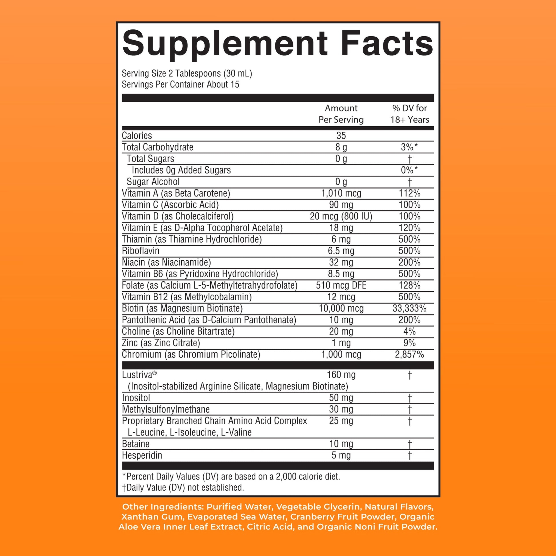 Multivitamínico Líquido Matutino + Crecimiento Capilar - MaryRuth Organics