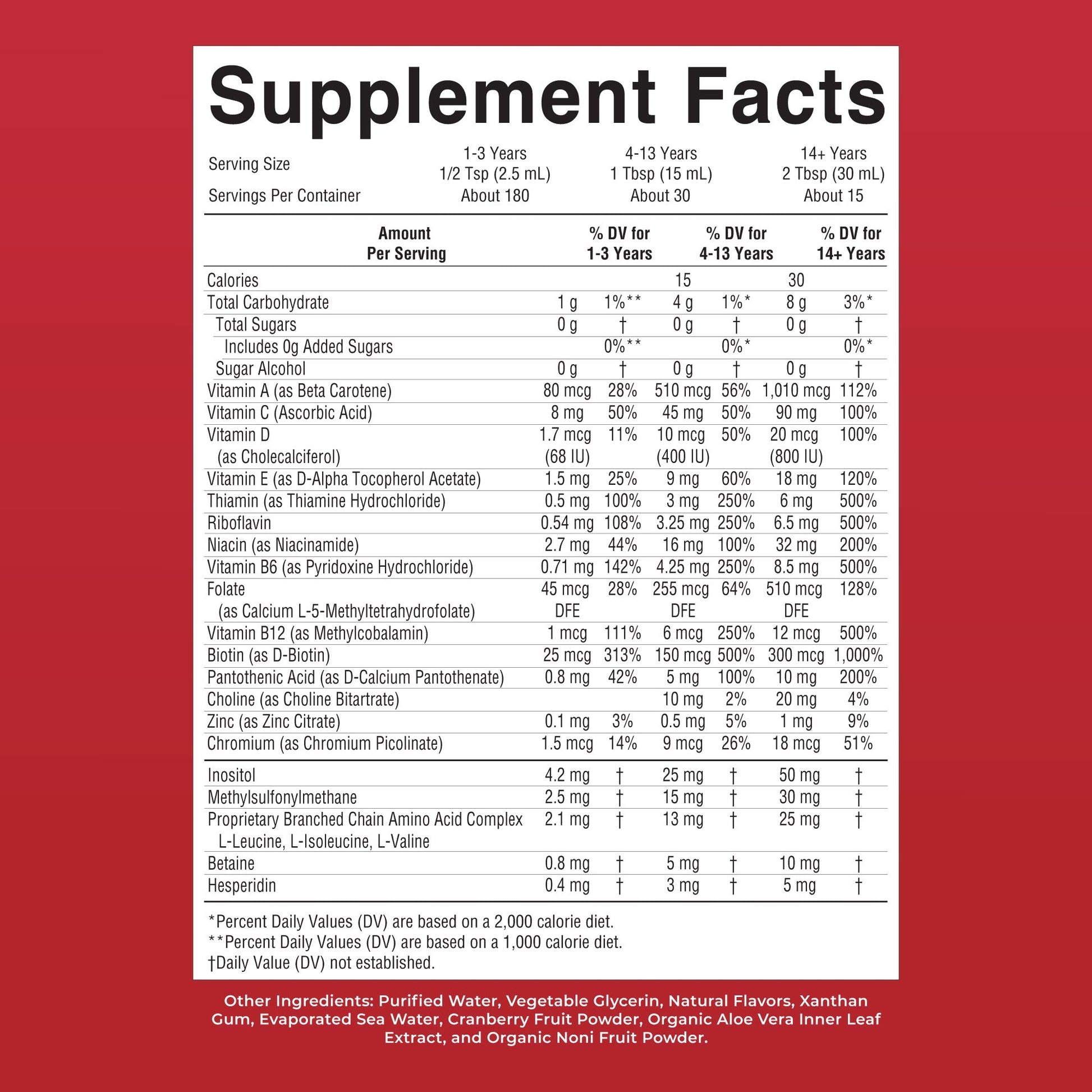 Multivitamínico Líquido Matutino - MaryRuth Organics