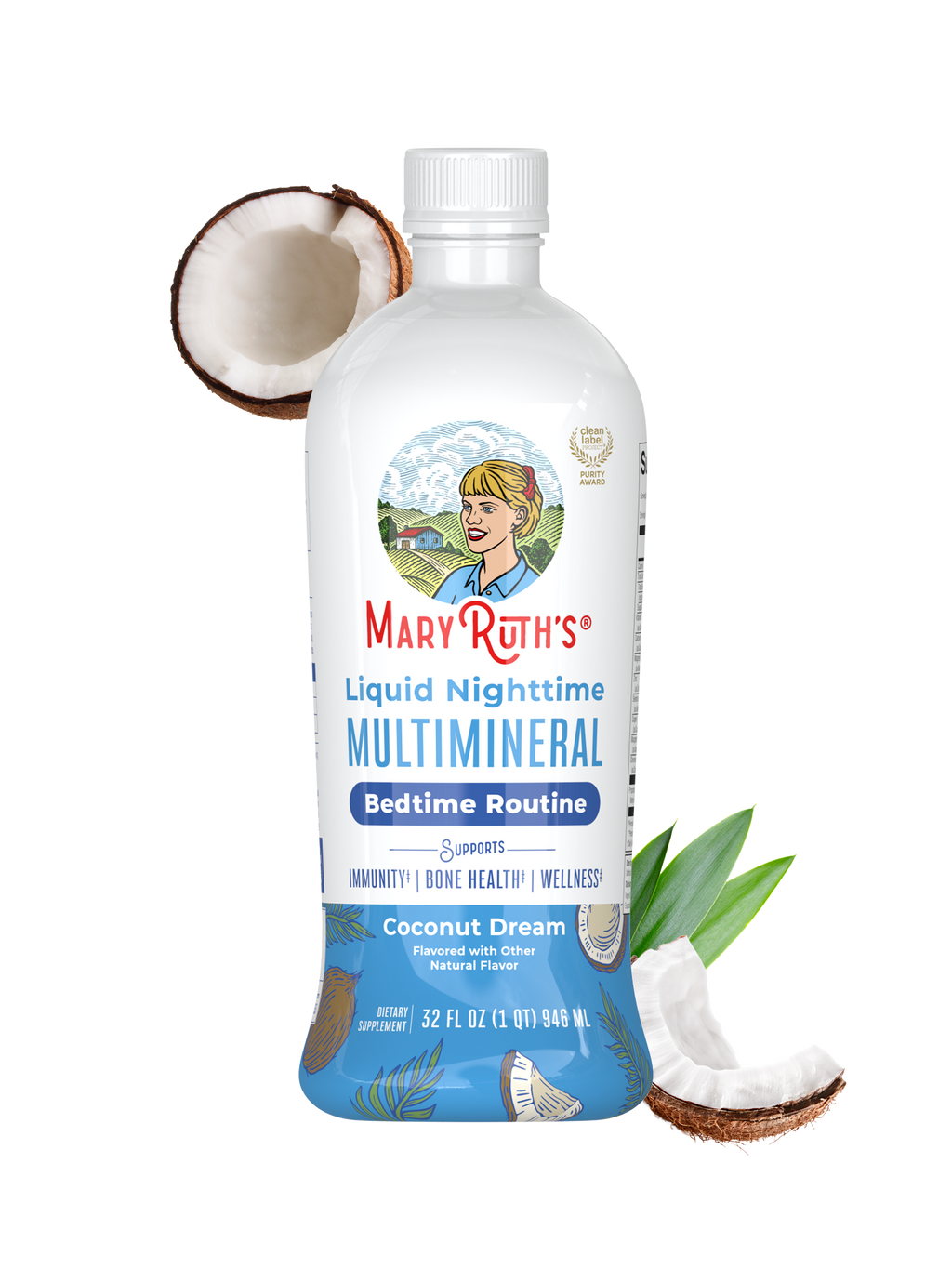 Multimineral Líquido Nocturno (Coco) - MaryRuth Organics
