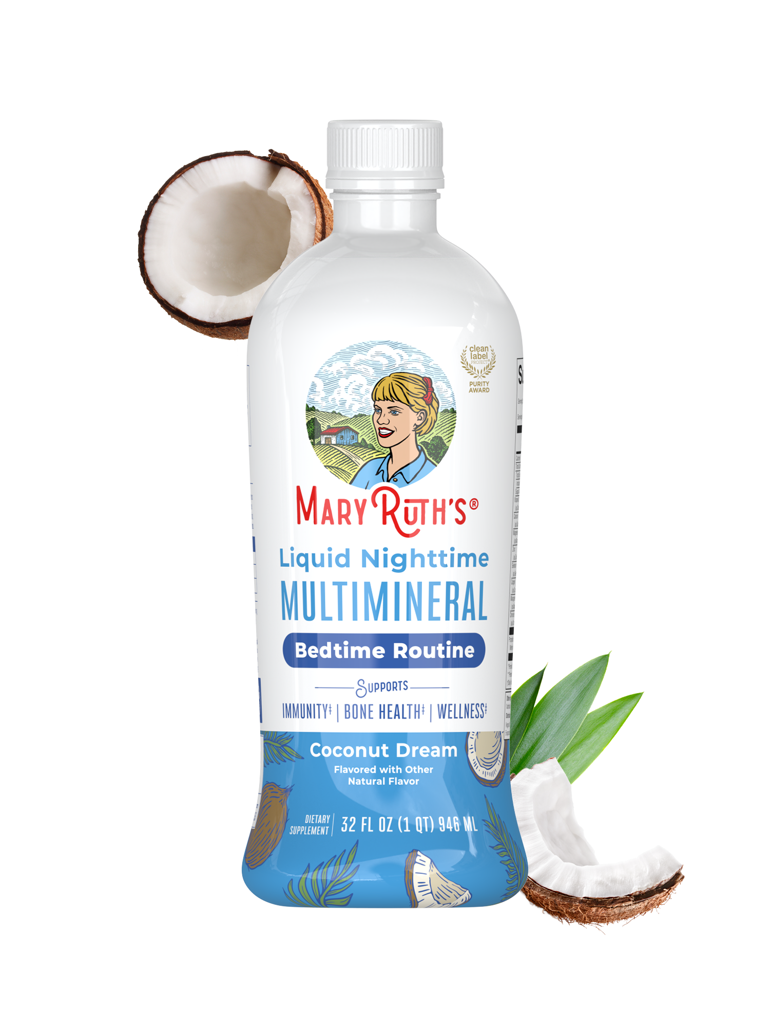 Multimineral Líquido Nocturno (Coco) - MaryRuth Organics
