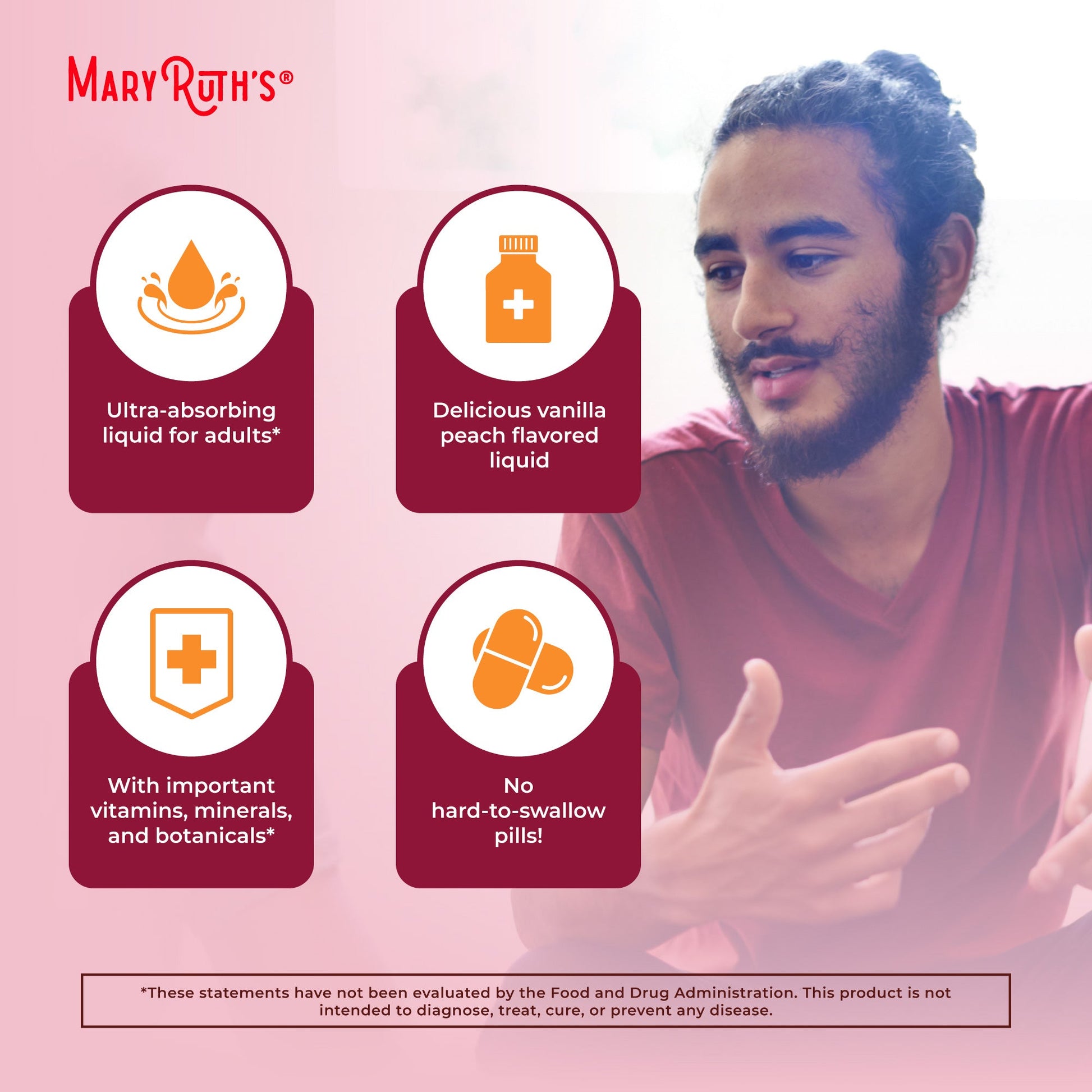 Multivitamínico Liposomal para Hombre 40+ - MaryRuth Organics