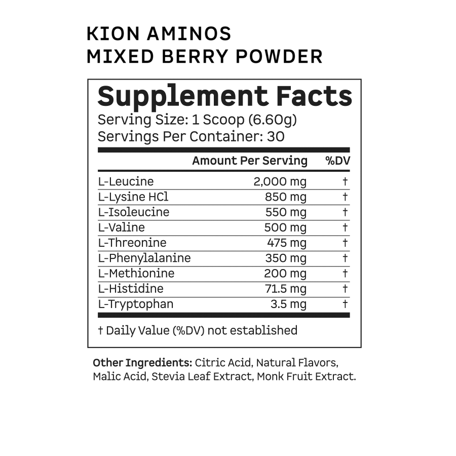 Aminos en Polvo 197grs - Kion