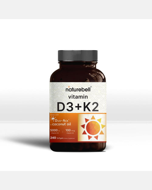 Vitamina D3 K2 con Aceite de Coco - NatureBell