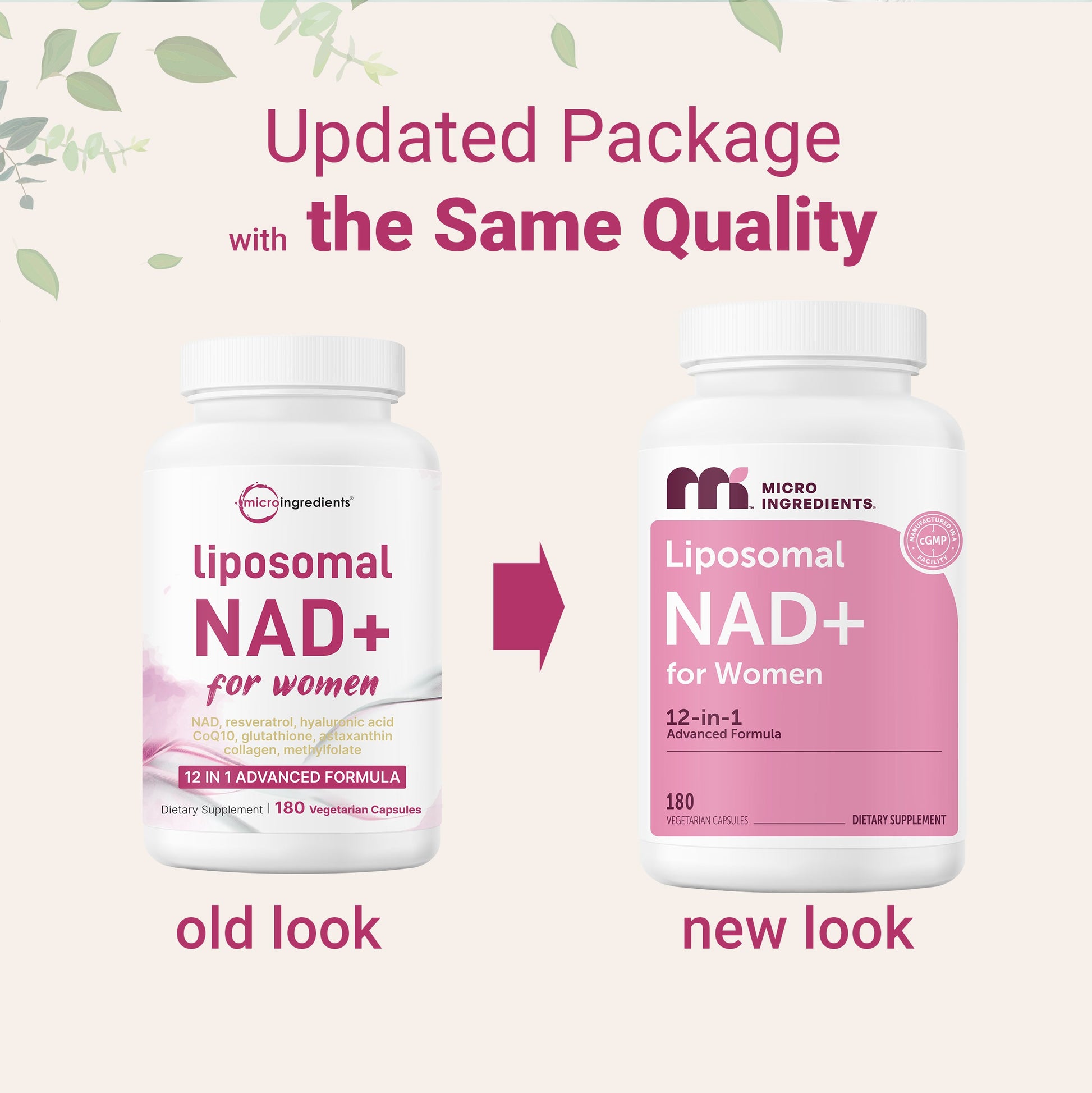 Complejo NAD+ Liposomal para Mujer - Micro Ingredients