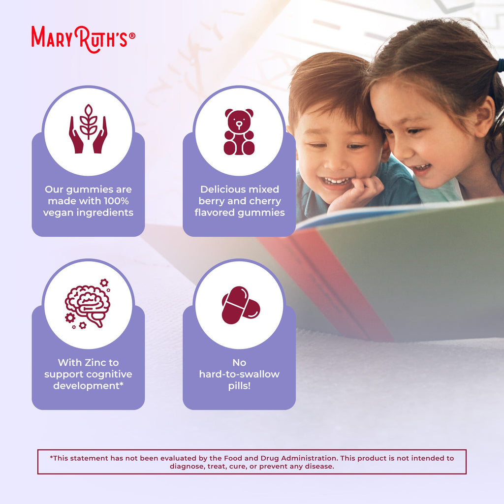 Gomitas Multivitamínicas Orgánicas para Niños - MaryRuth Organics