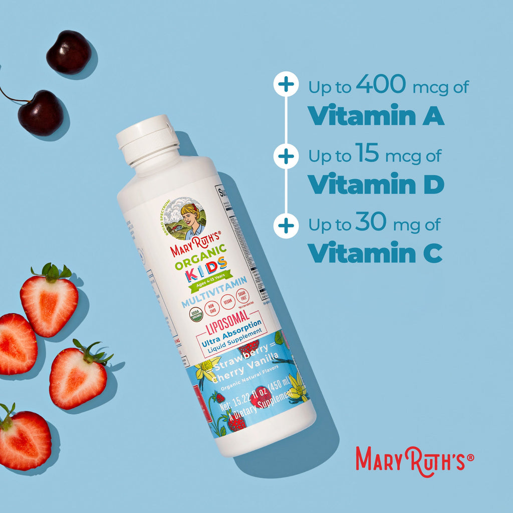 Multivitamínico Orgánico Liposomal para Niños - MaryRuth Organics