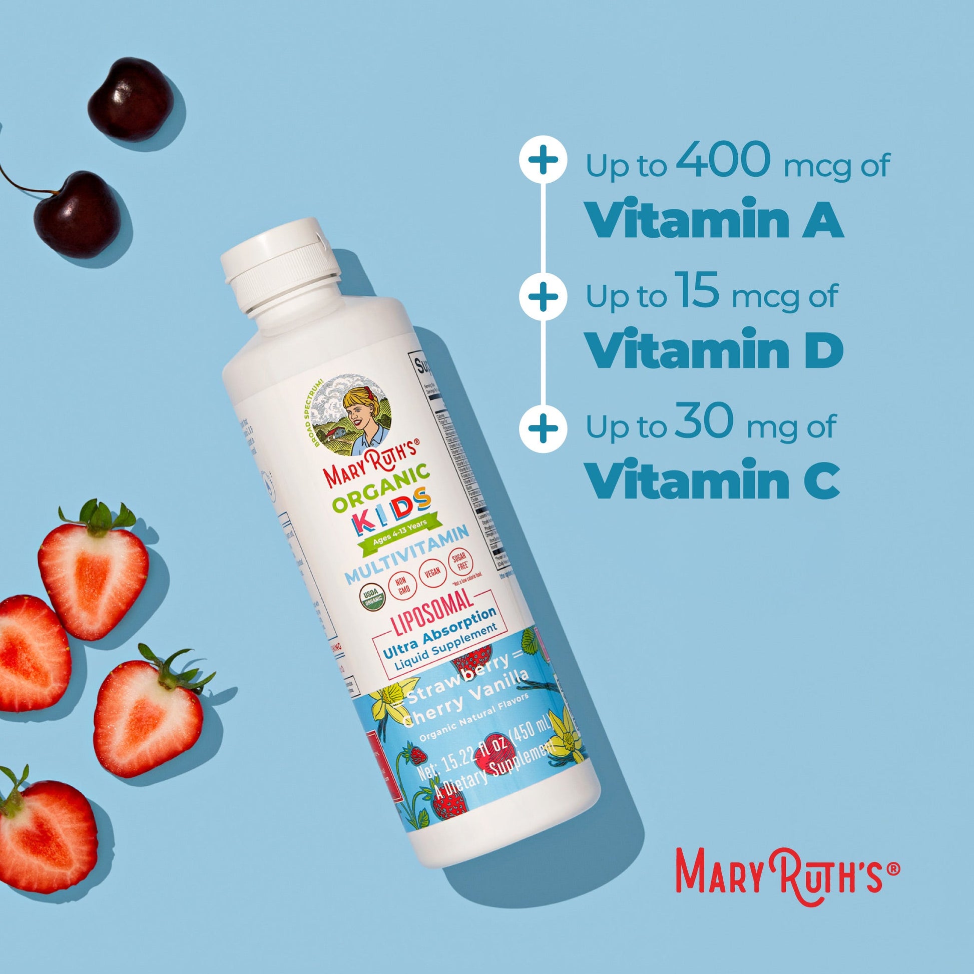 Multivitamínico Orgánico Liposomal para Niños - MaryRuth Organics