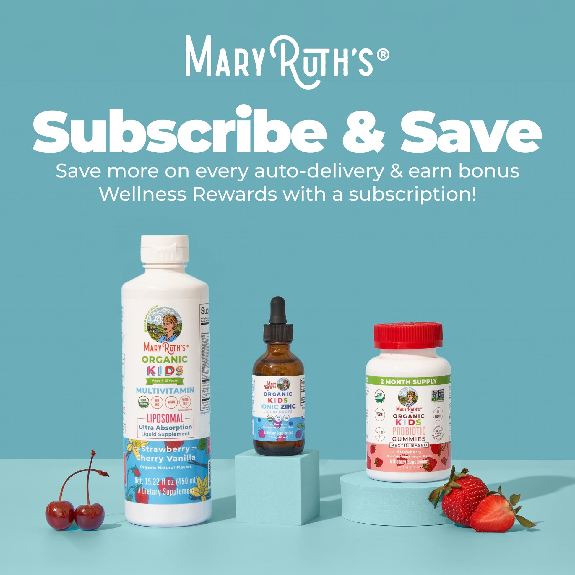Multivitamínico Orgánico Liposomal para Niños - MaryRuth Organics