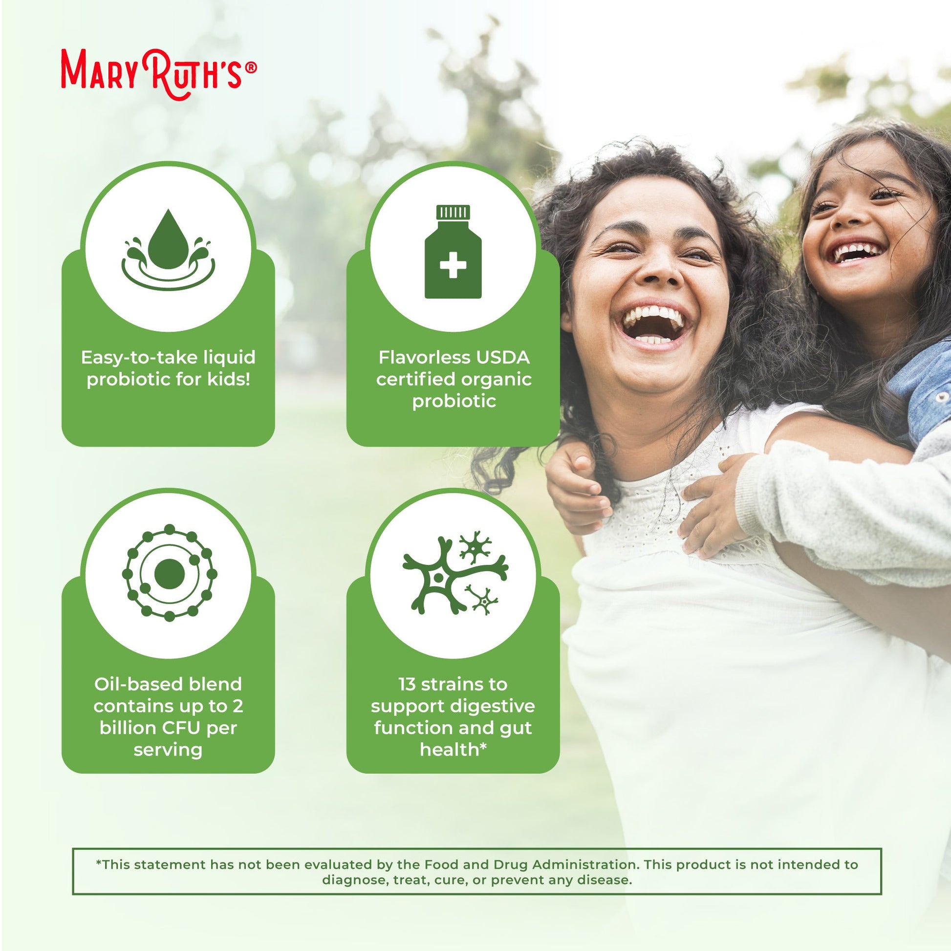 Probiótico Líquido Orgánico - MaryRuth Organics