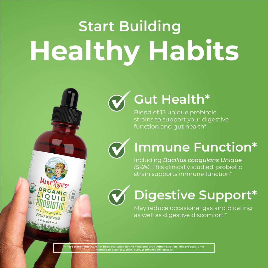 Probiótico Líquido Orgánico - MaryRuth Organics