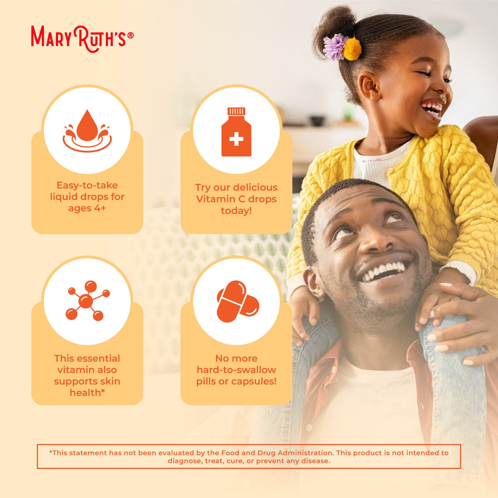 Gotas Líquidas Orgánicas de Vitamina C - MaryRuth Organics