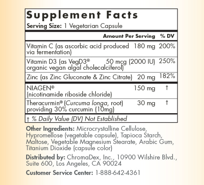 NAD+ Tru Niagen® Immune 150mg