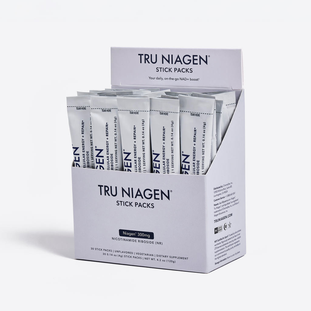 NAD+ Tru Niagen® 300mg en sobres individuales