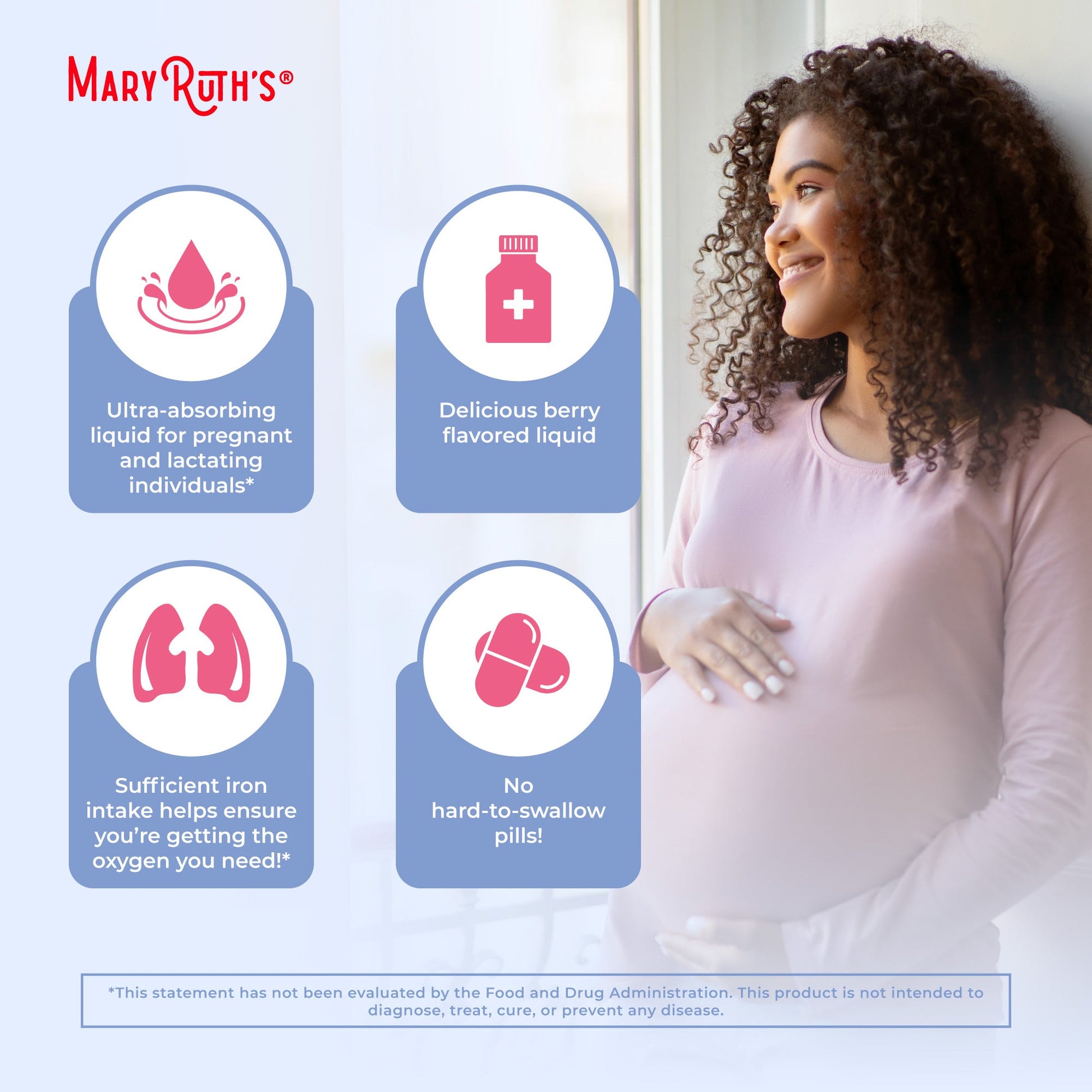 Hierro Líquido Prenatal y Posnatal - MaryRuth Organics