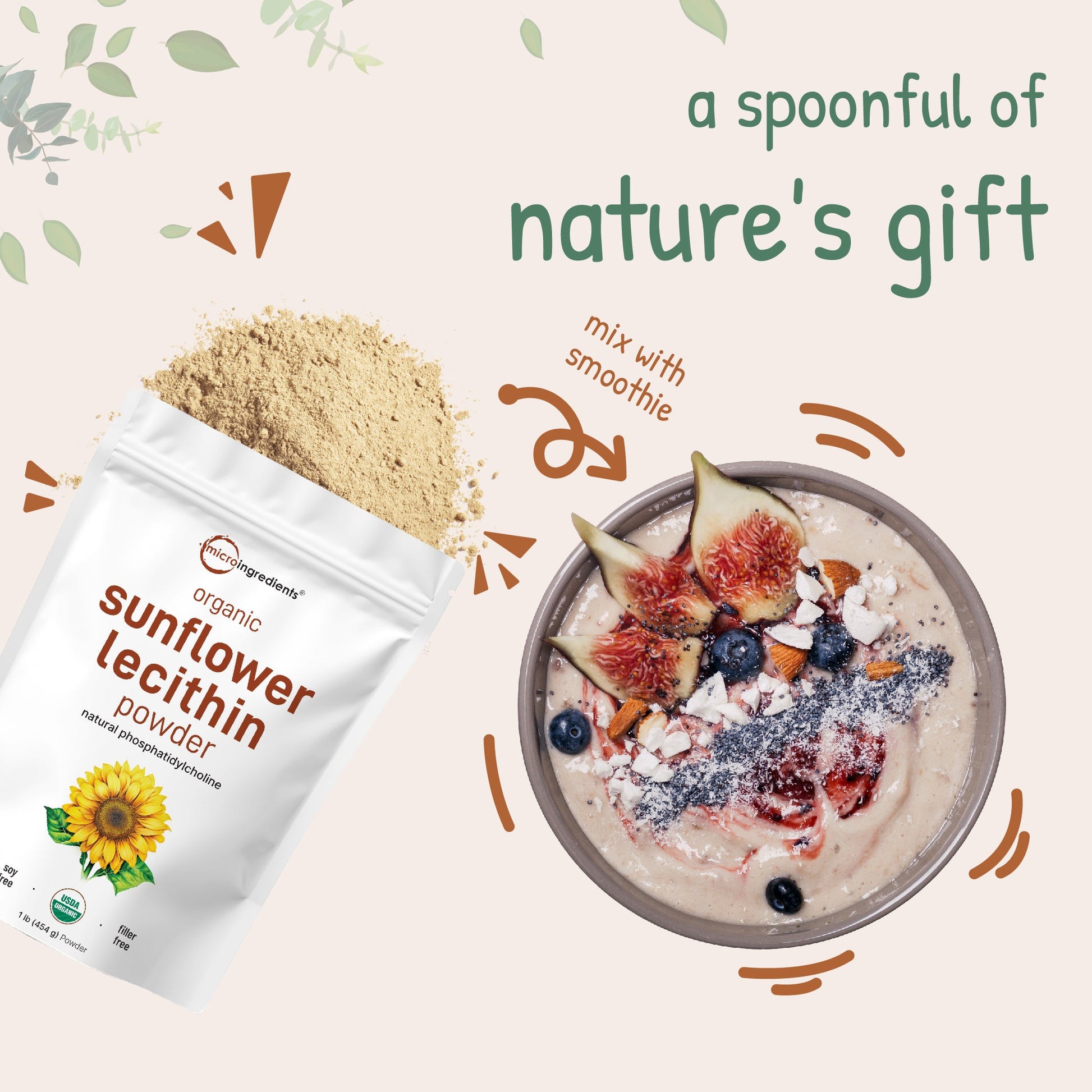 Lecitina de Girasol Orgánica - Micro Ingredients