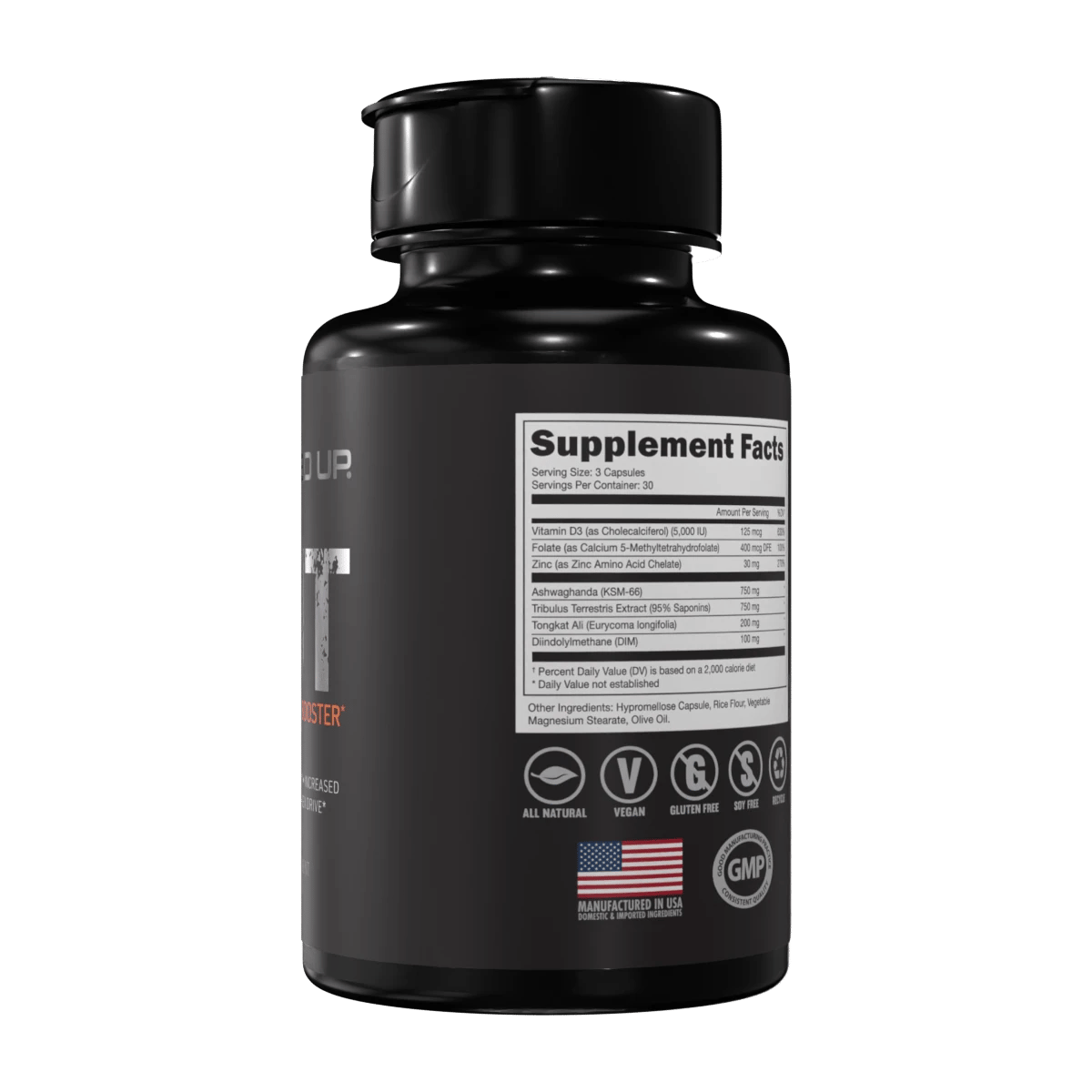 Rut Testosterone Booster Bottle