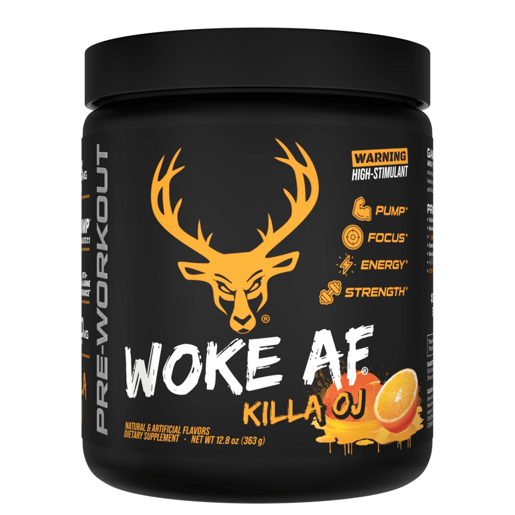 Woke AF - High Stimulant Pre-Workout - Killa OJ