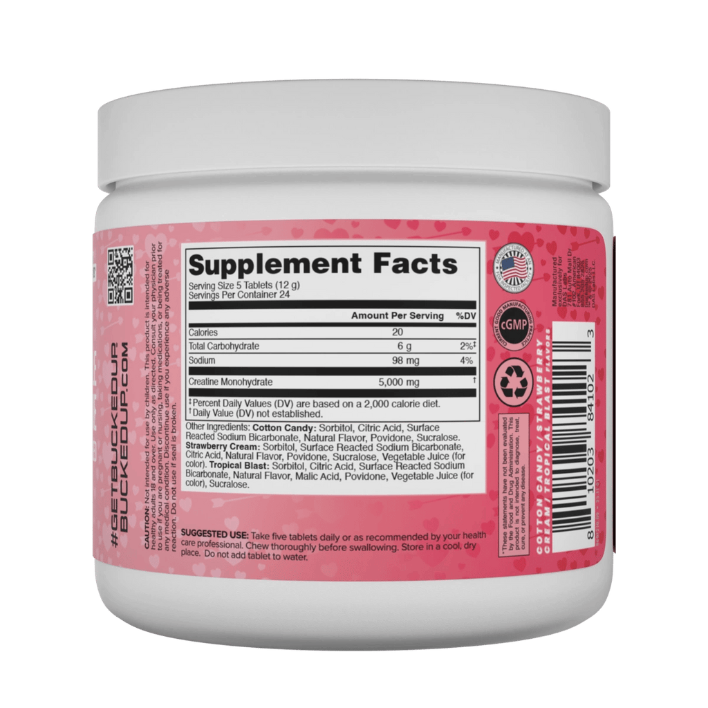 Creatine Candy - Creatina Monohidratada Micronizada Masticable - Bucked Up