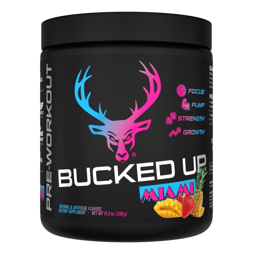 Bucked Up Pre-Workout - Miami (Strawberry/Mango/Pineapple)