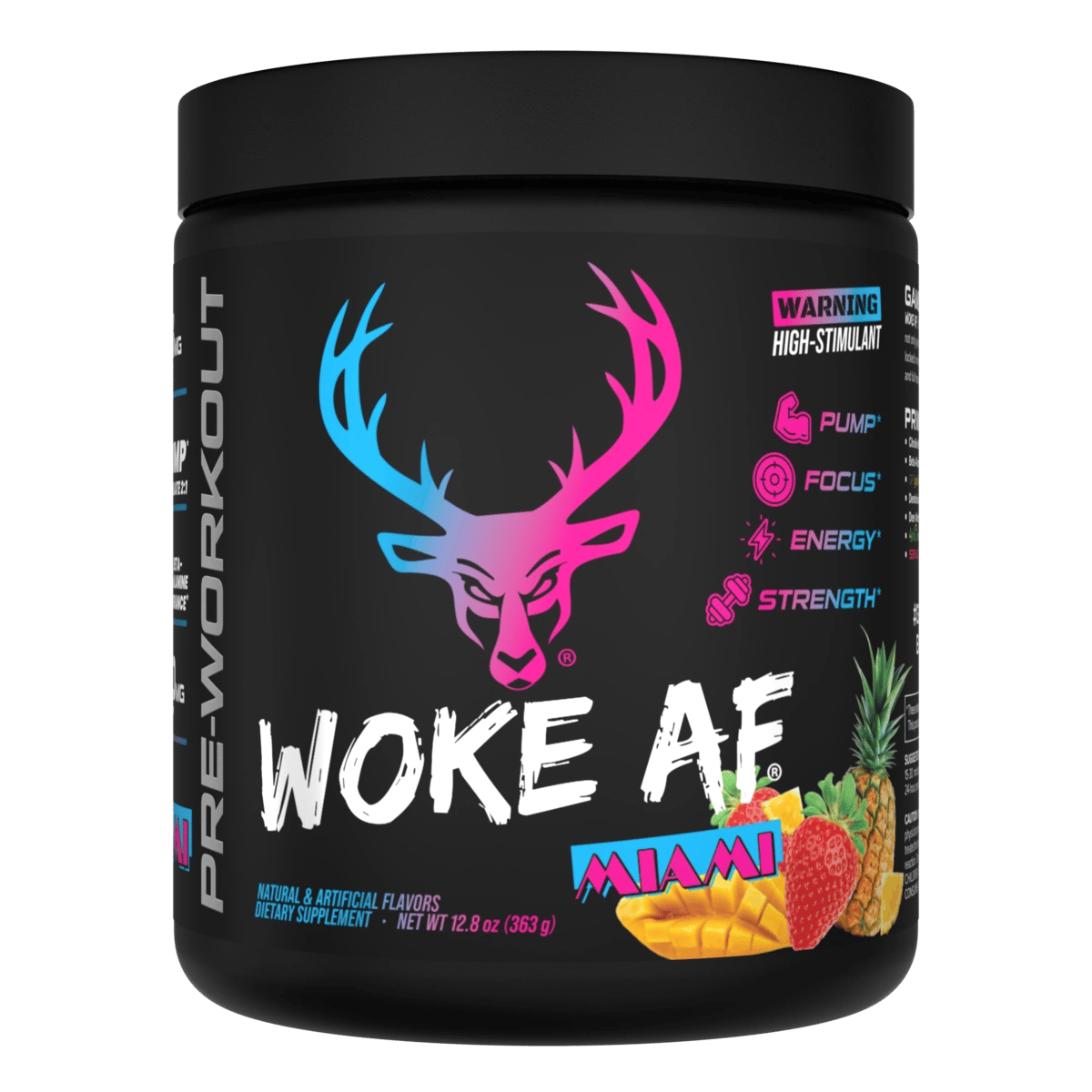 Woke AF - High Stimulant Pre-Workout - Miami