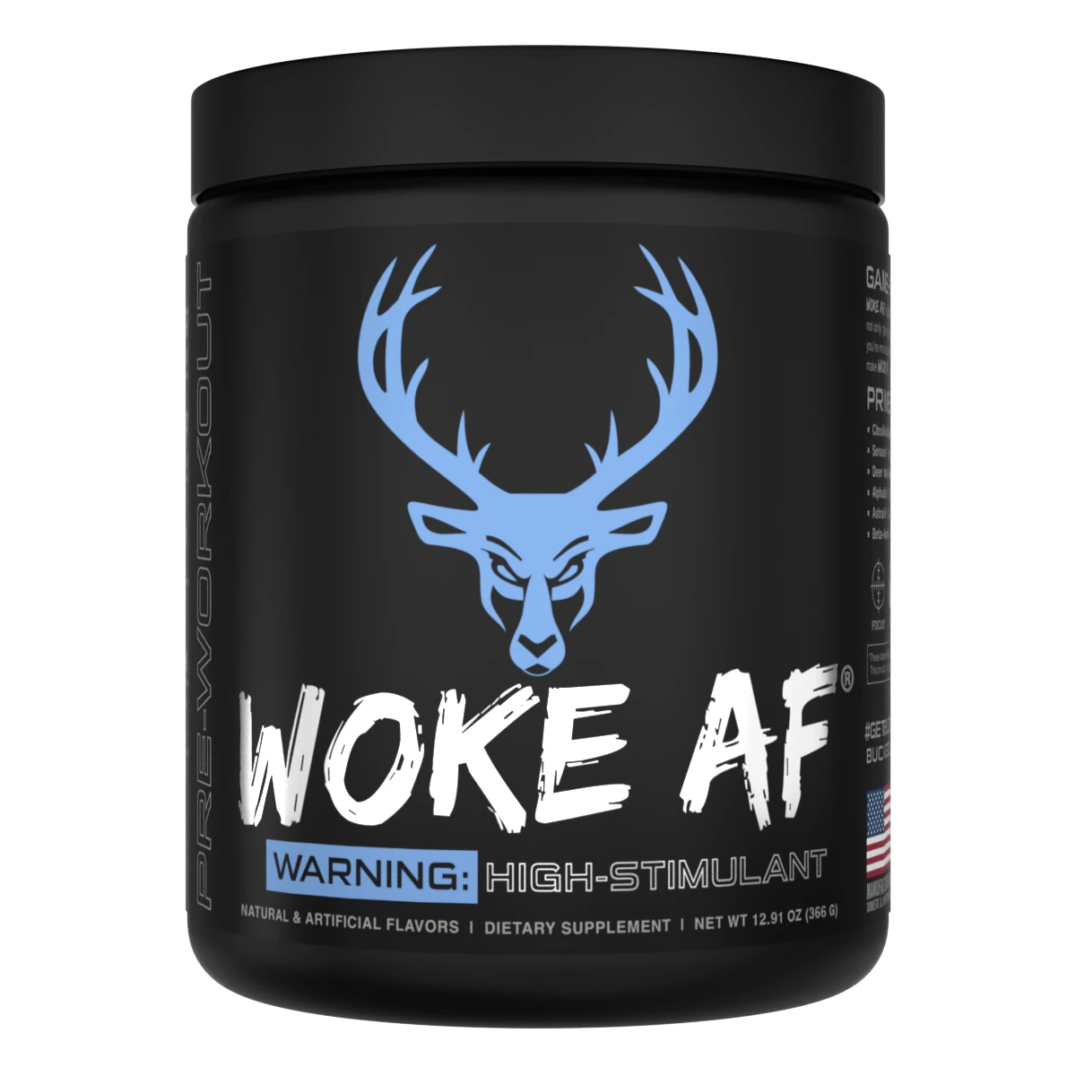 Woke AF - High Stimulant Pre-Workout - Blue Raz