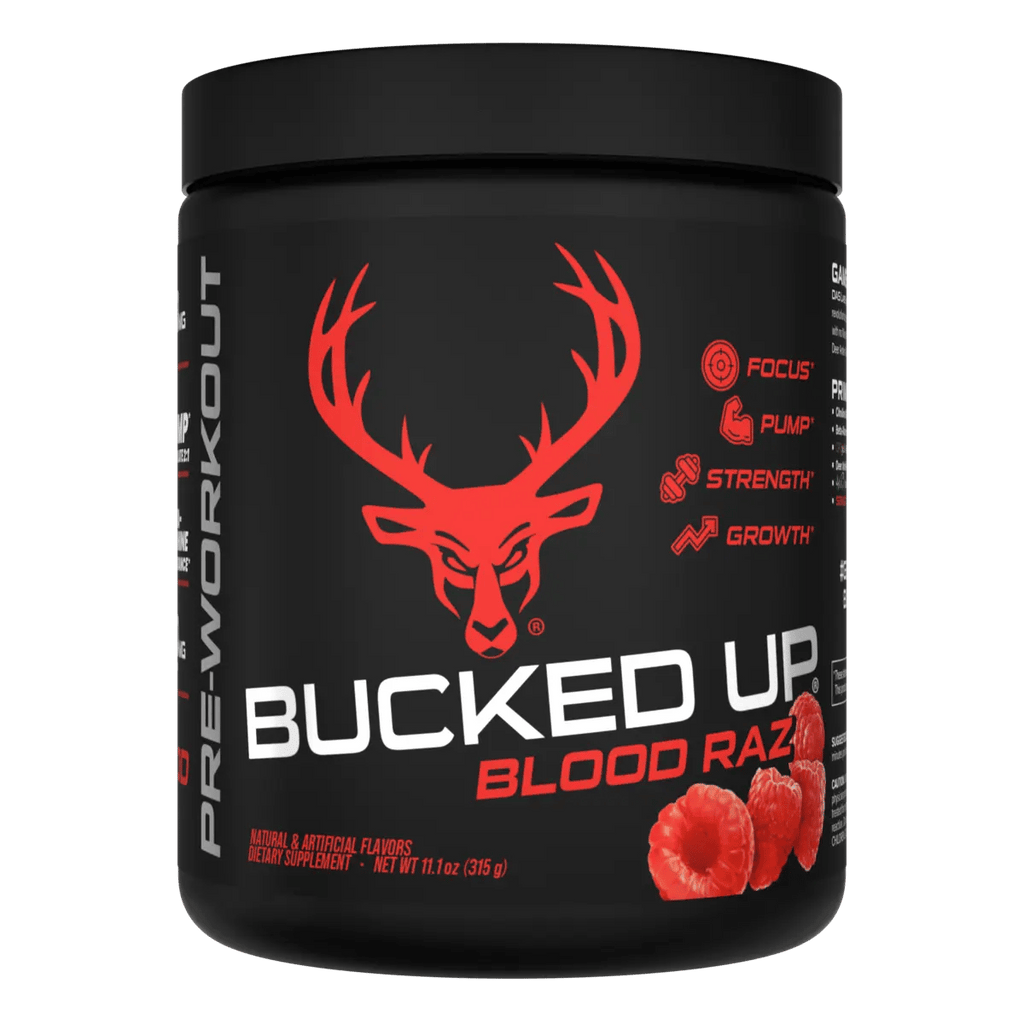 Bucked Up Pre-Workout - Blood Raz (Red Raspberry)