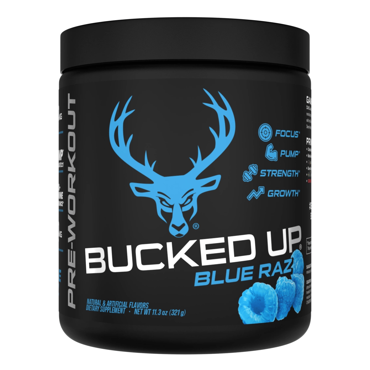 Bucked Up Pre-Workout - Blue Raz (Blue Raspberry)