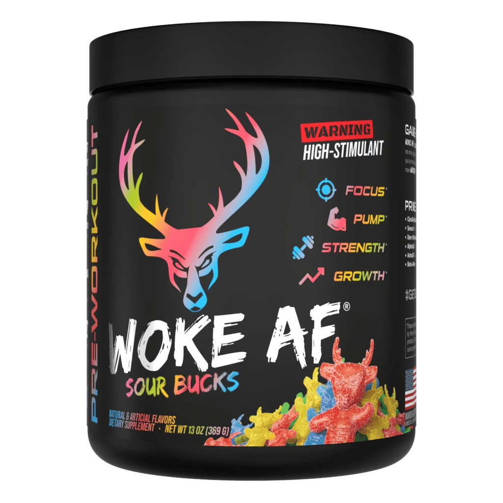 Woke AF - High Stimulant Pre-Workout - Sour Bucks