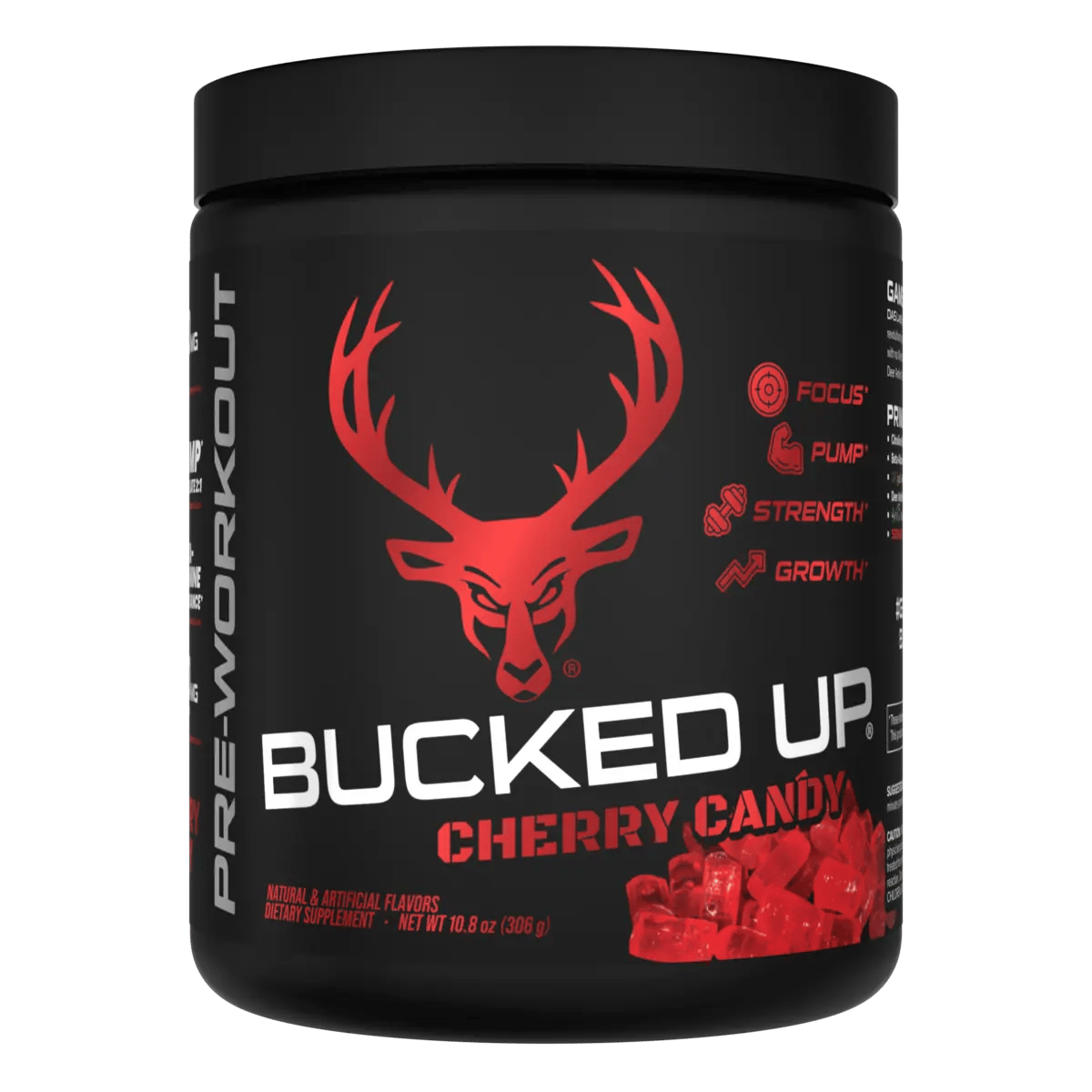 Bucked Up Pre-Workout - Cherry Hard Candy