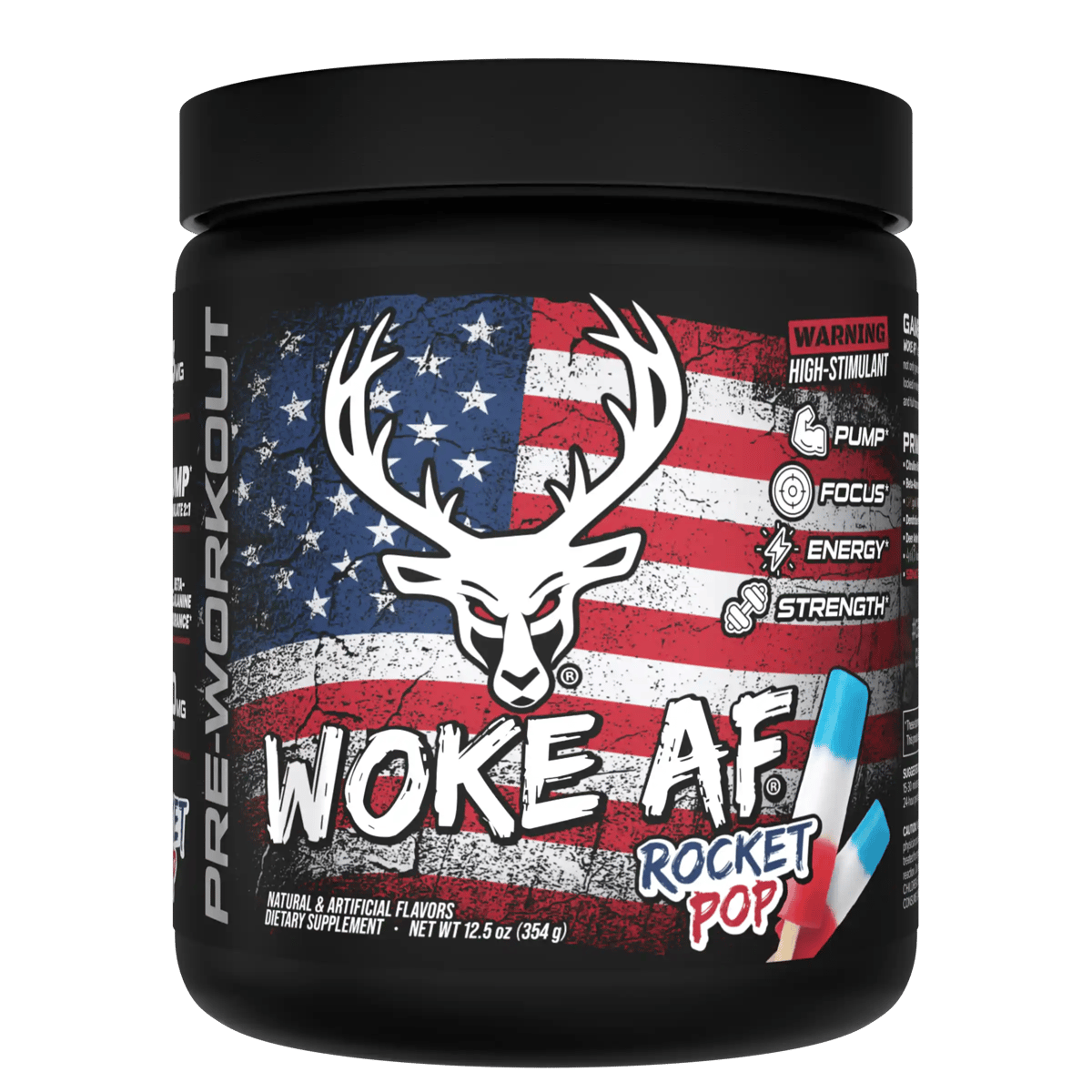 Woke AF - High Stimulant Pre-Workout - Rocket Pop