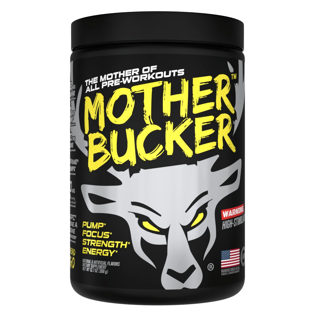 Mother Bucker Pre-Entreno - 400mg de Cafeína - Bucked Up