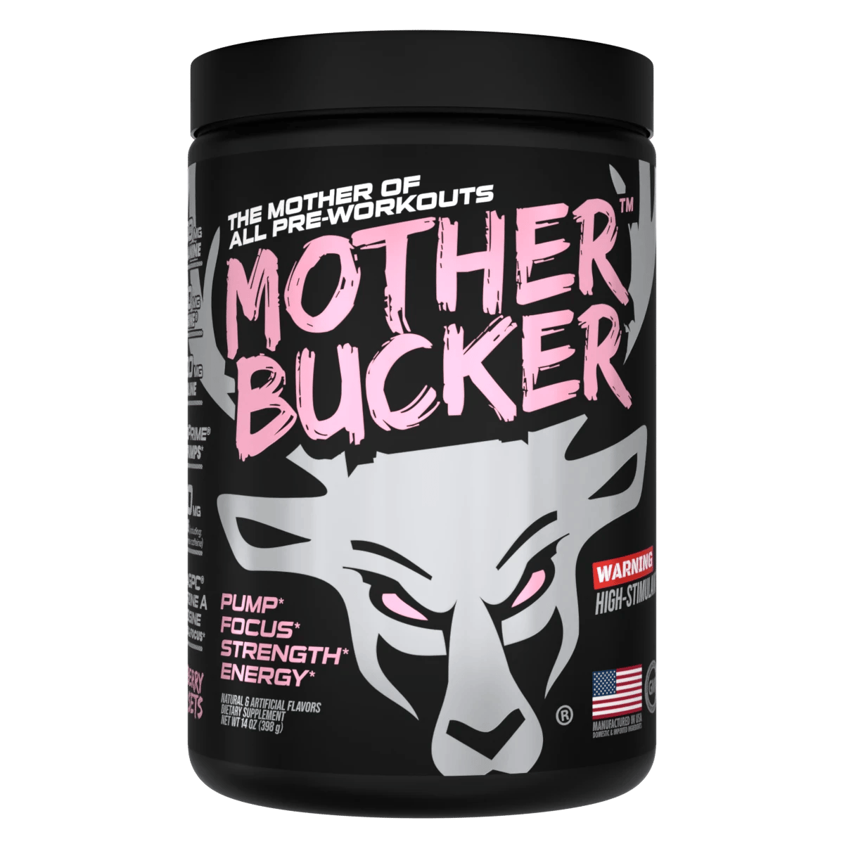Mother Bucker Pre-Entreno - 400mg de Cafeína - Bucked Up
