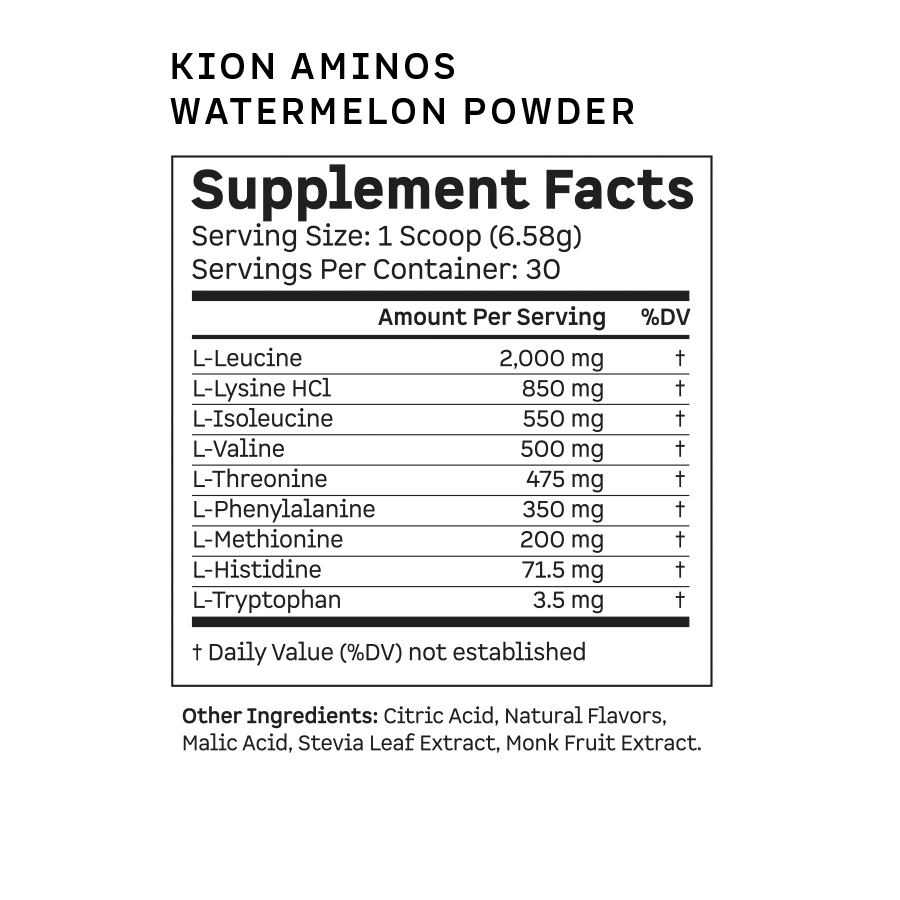 Aminos en Polvo 197grs - Kion