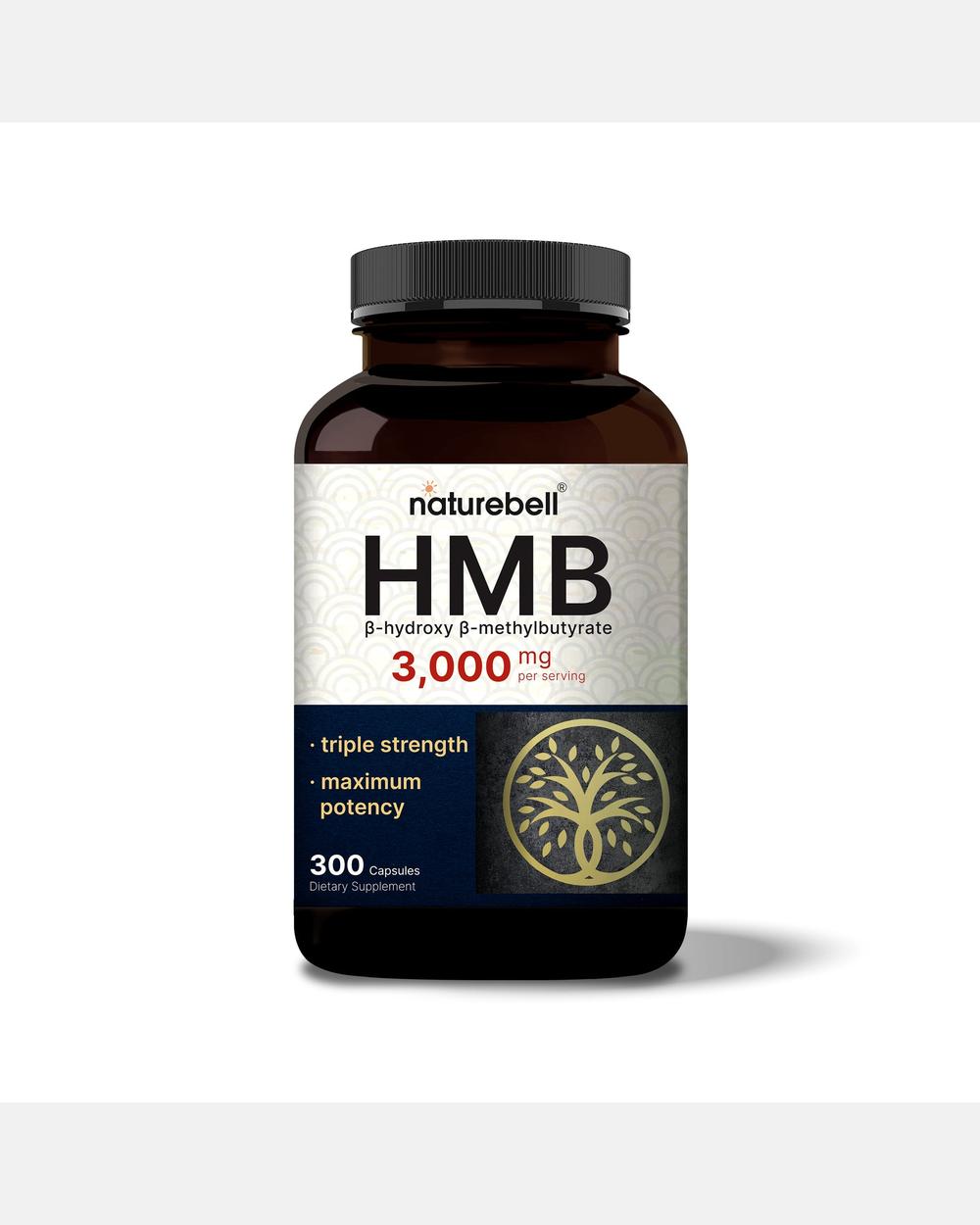 HMB 3000 mg por porción - 300 Cápsulas - NatureBell