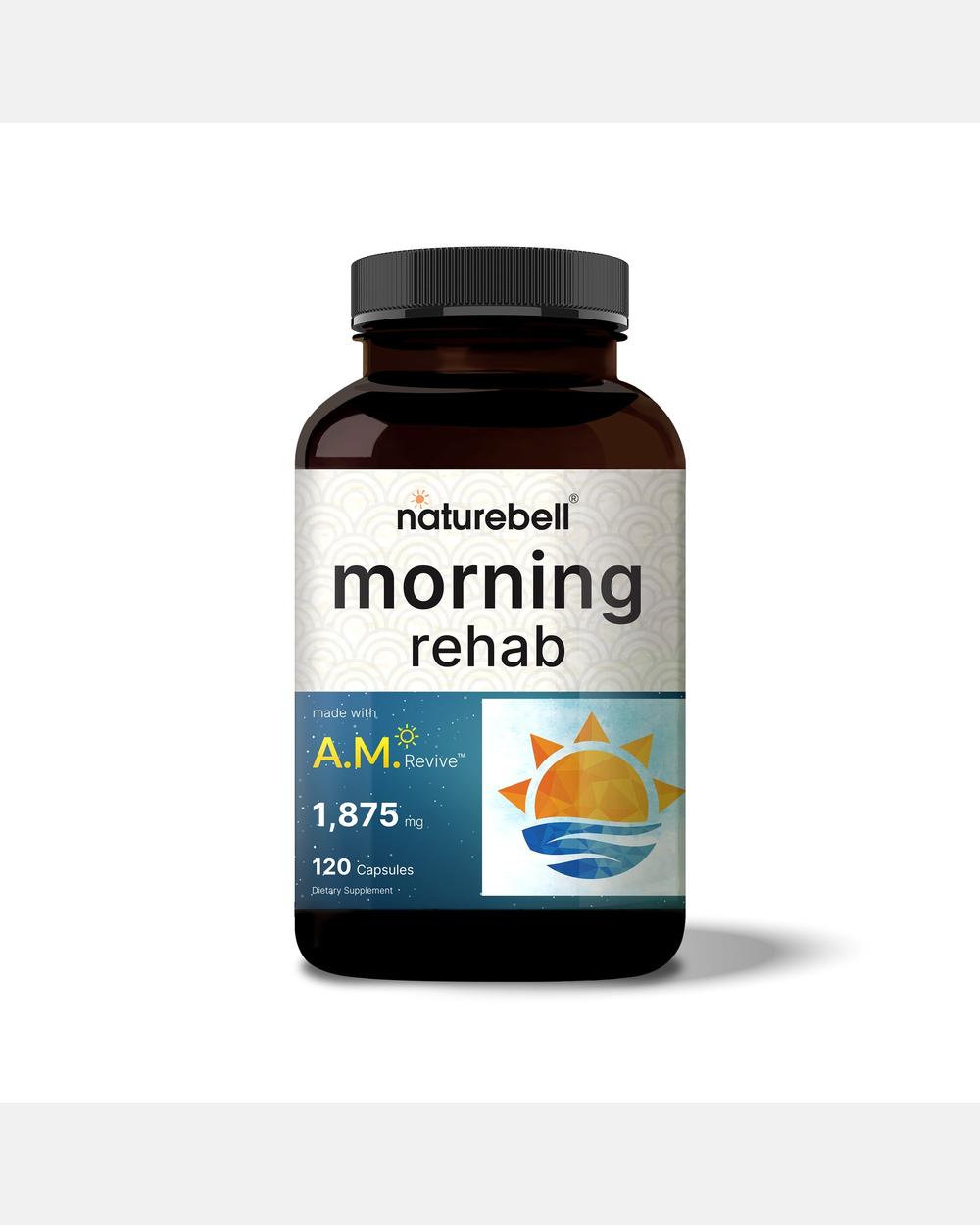 Morning Rehab Fórmula AM con 98% DHM - 120 Cápsulas - NatureBell