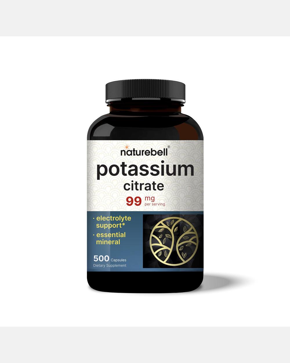 Suplemento de Citrato de Potasio 99mg - NatureBell