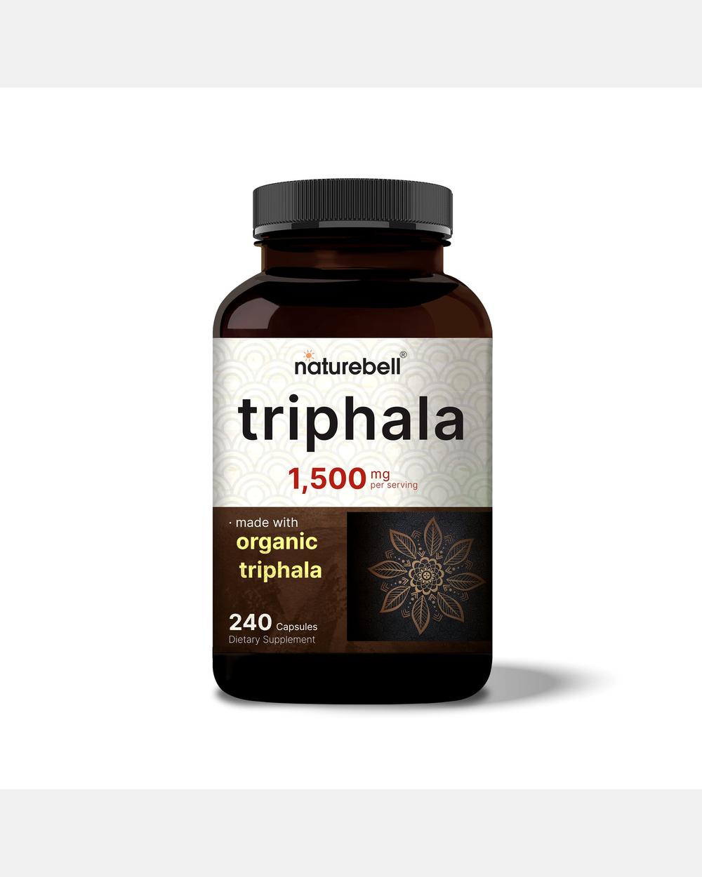 Triphala Orgánico - 240 Cápsulas - NatureBell