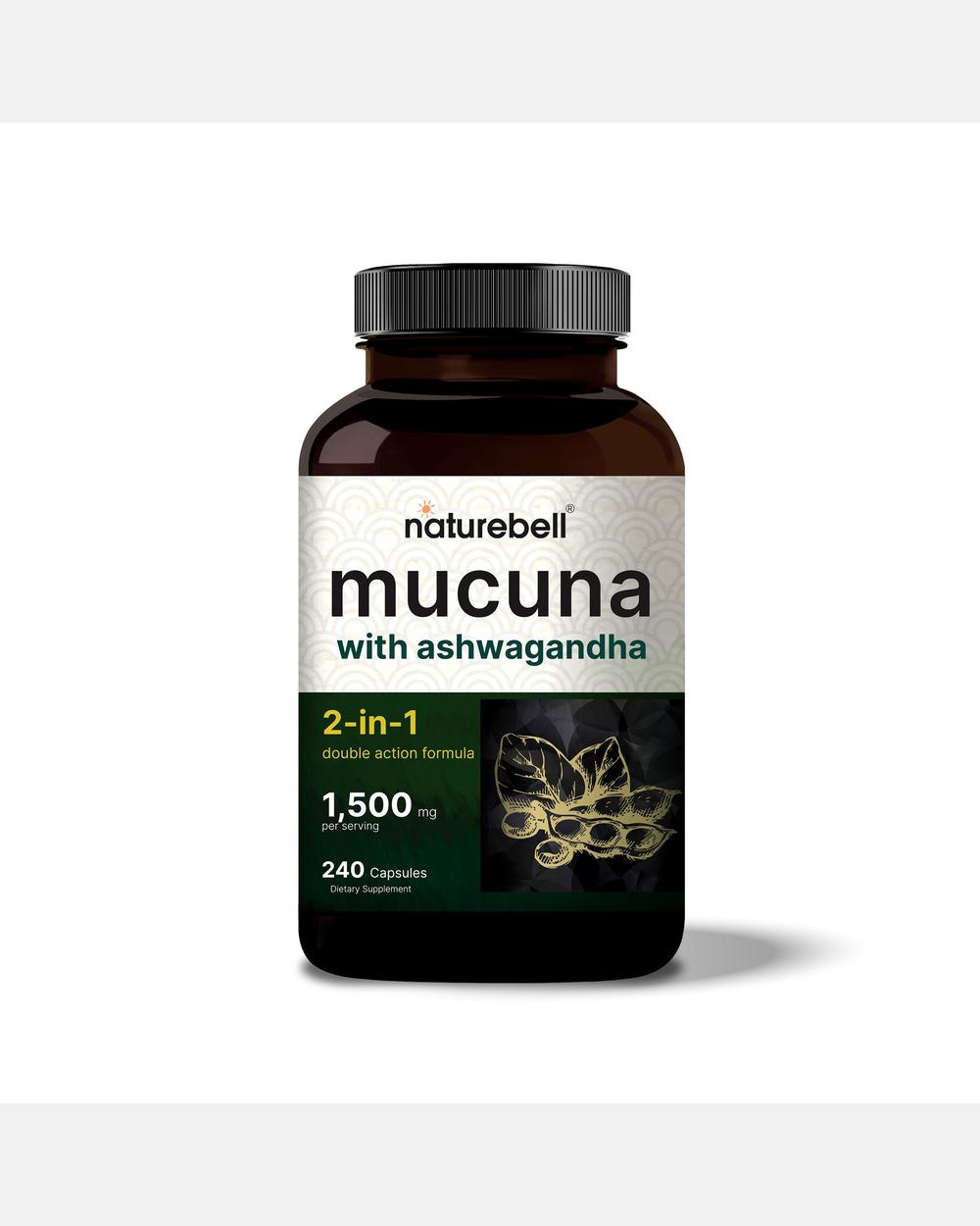 Mucuna Pruriens - 240 Cápsulas - NatureBell