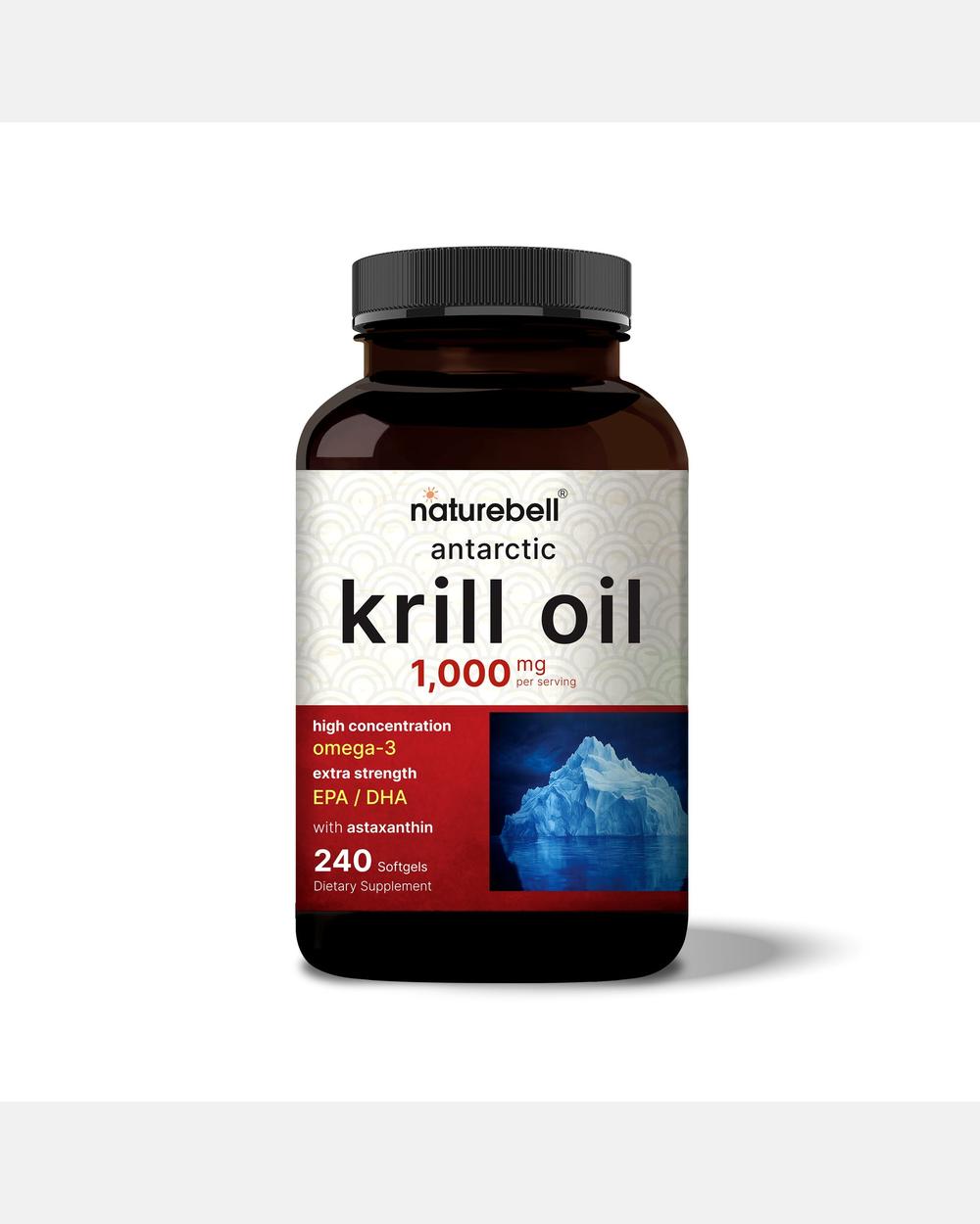 Aceite de Krill 1000 mg - 240 Cápsulas blandas - NatureBell
