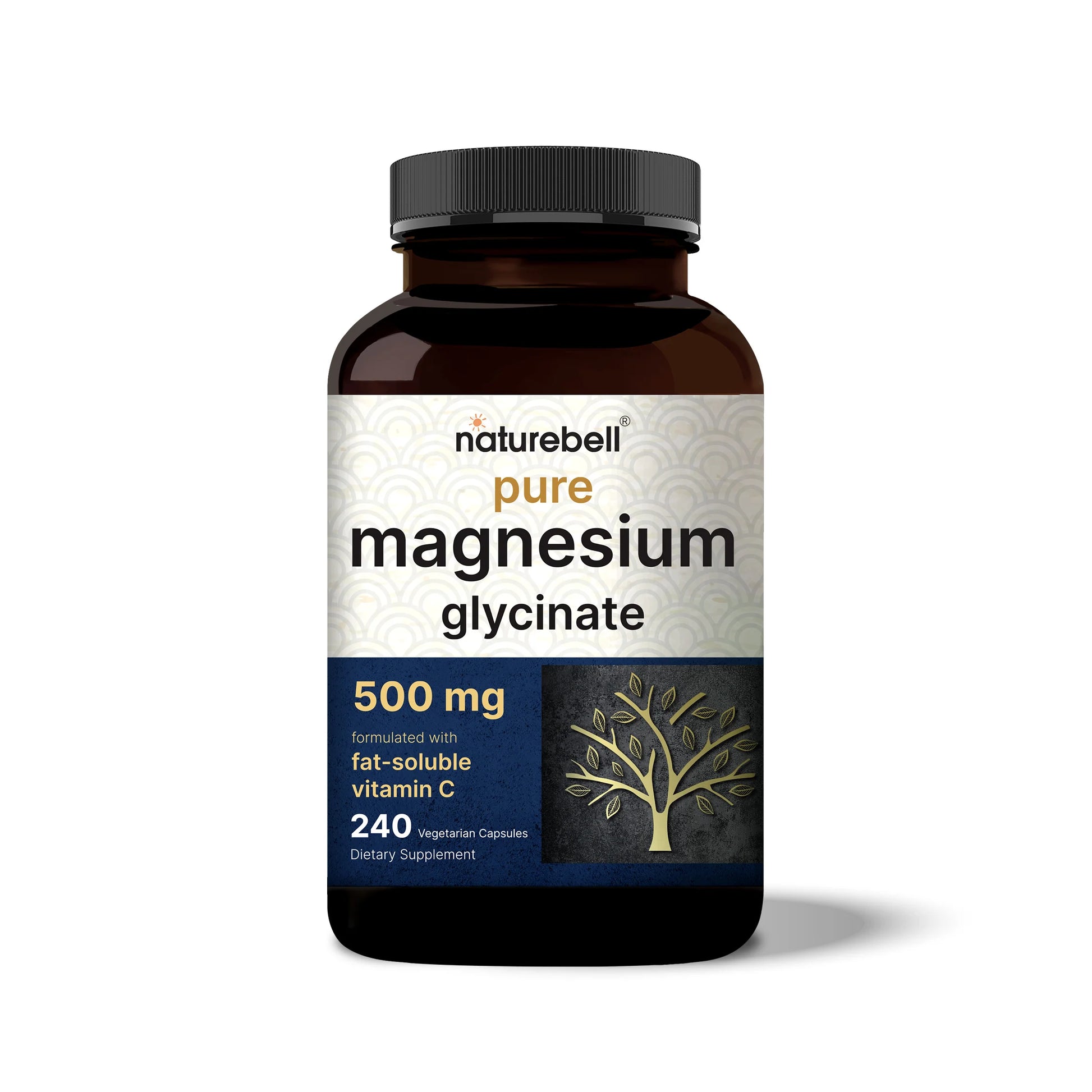 Magnesio Glicinato 500 mg - 240 Cápsulas - NatureBell