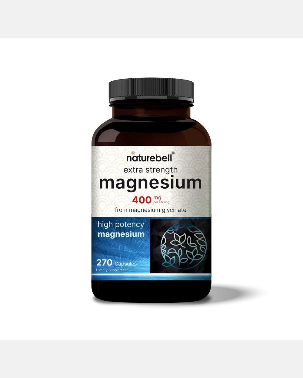 Magnesio Glicinato 400 mg - 270 Cápsulas - NatureBell