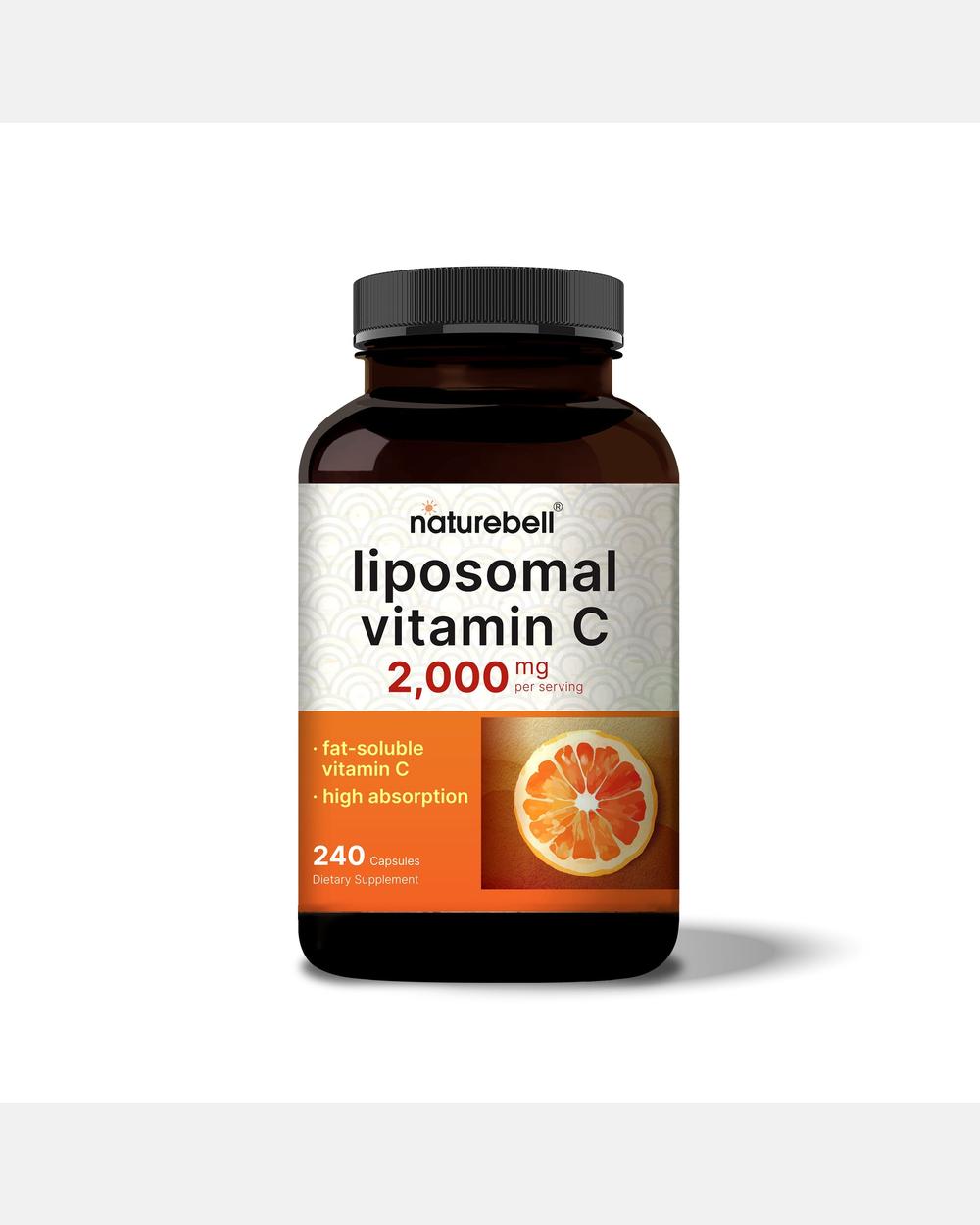 Vitamina C Liposomal 2000 mg por porción – 240 Cápsulas – NatureBell
