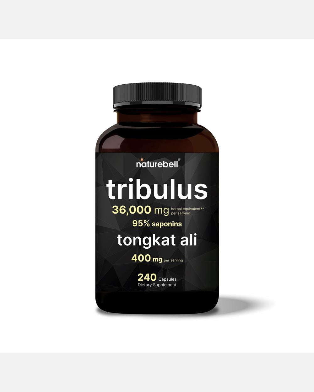 Tribulus Terrestris 36.000 mg con Tongkat Ali 400 mg - 240 Cápsulas - NatureBell