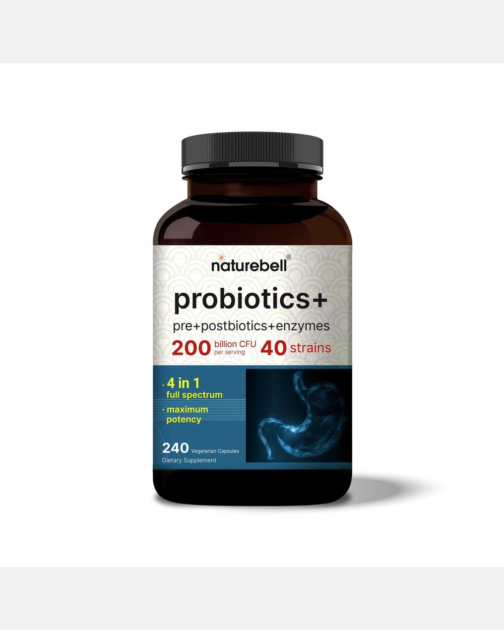 Probióticos 200 Mil Millones UFC por Porción - NatureBell