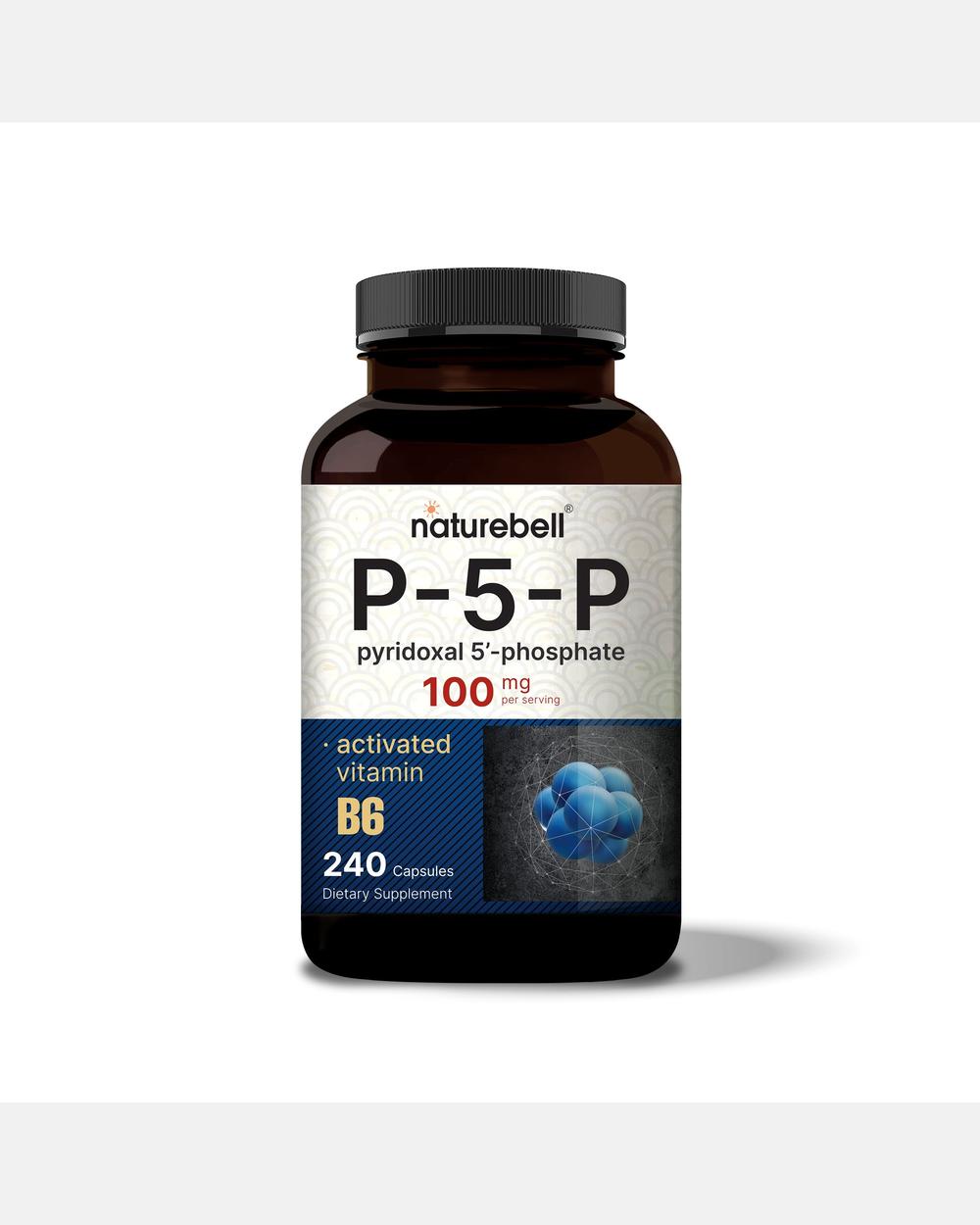 P-5-P (Piridoxal-5-Fosfato) - 240 Cápsulas - NatureBell