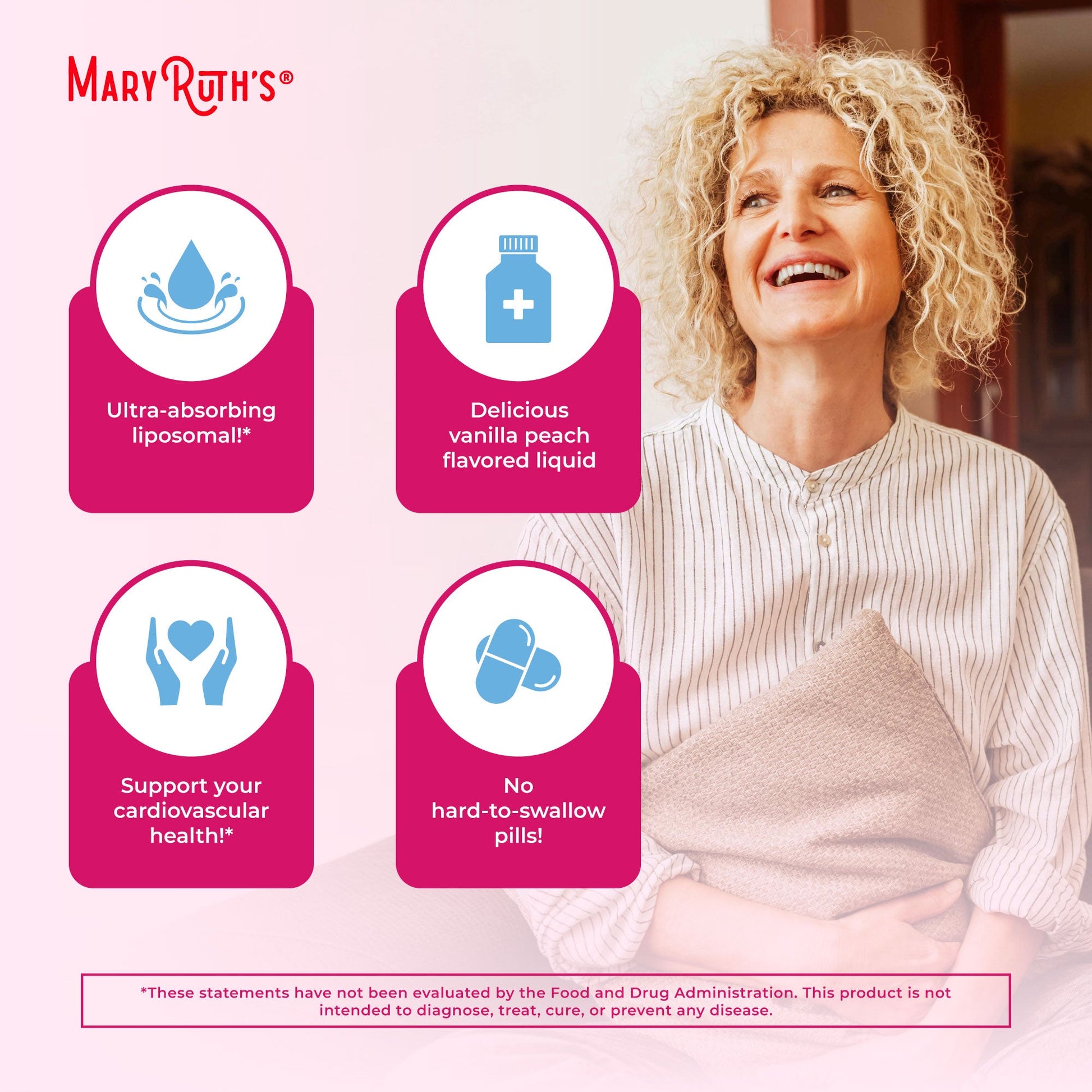 Multivitamínico Liposomal para Mujer 40+ - MaryRuth Organics