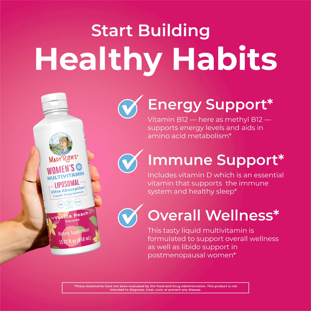 Multivitamínico Liposomal para Mujer 40+ - MaryRuth Organics